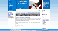 Desktop Screenshot of craiglockhartmedicalgroup.co.uk